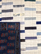 Quilt Falling Rain Whites and Blues - abigailheche